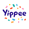 Yippee TV logo in white