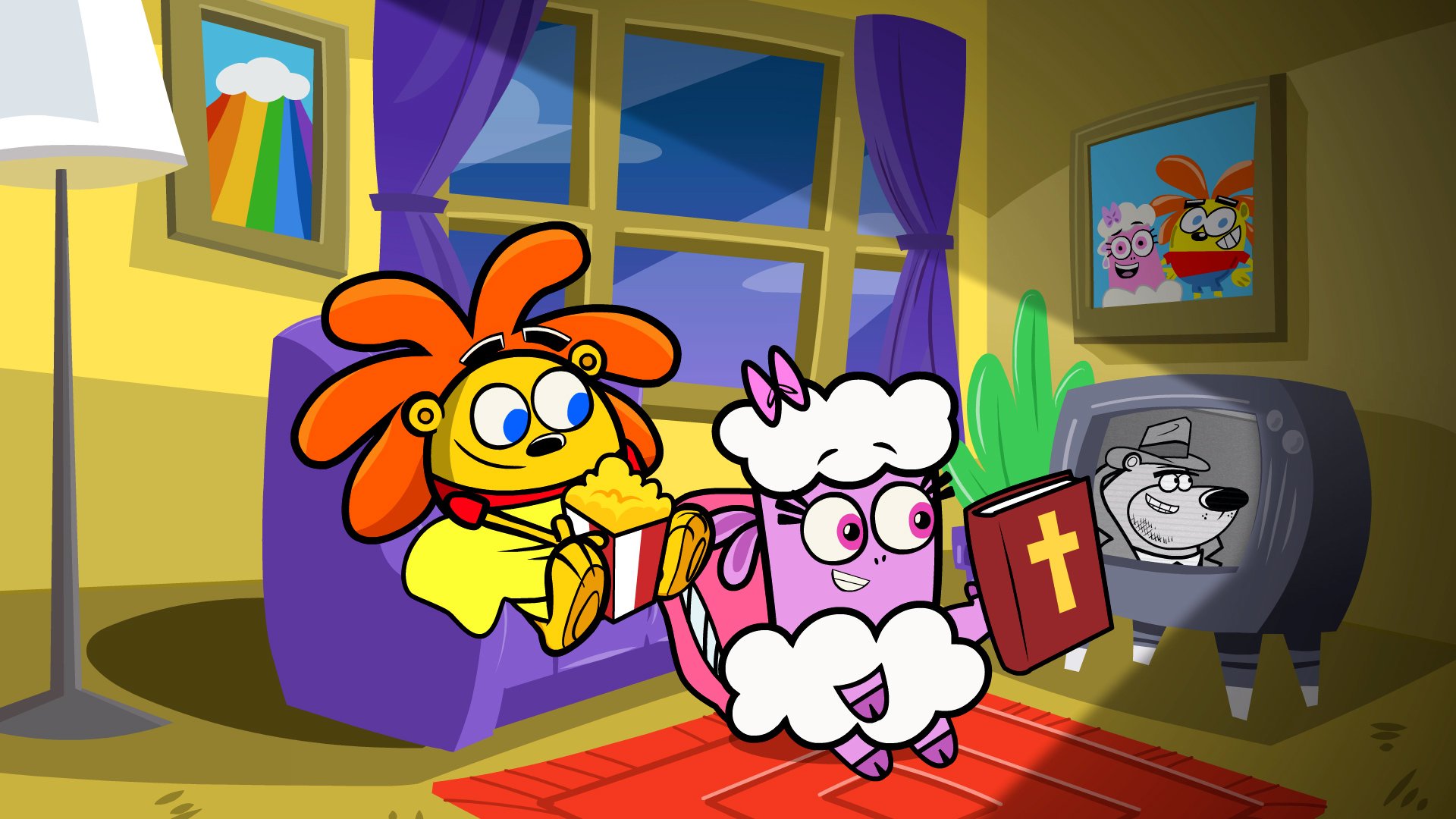 Lenny the Lion - Garden Cartoon app