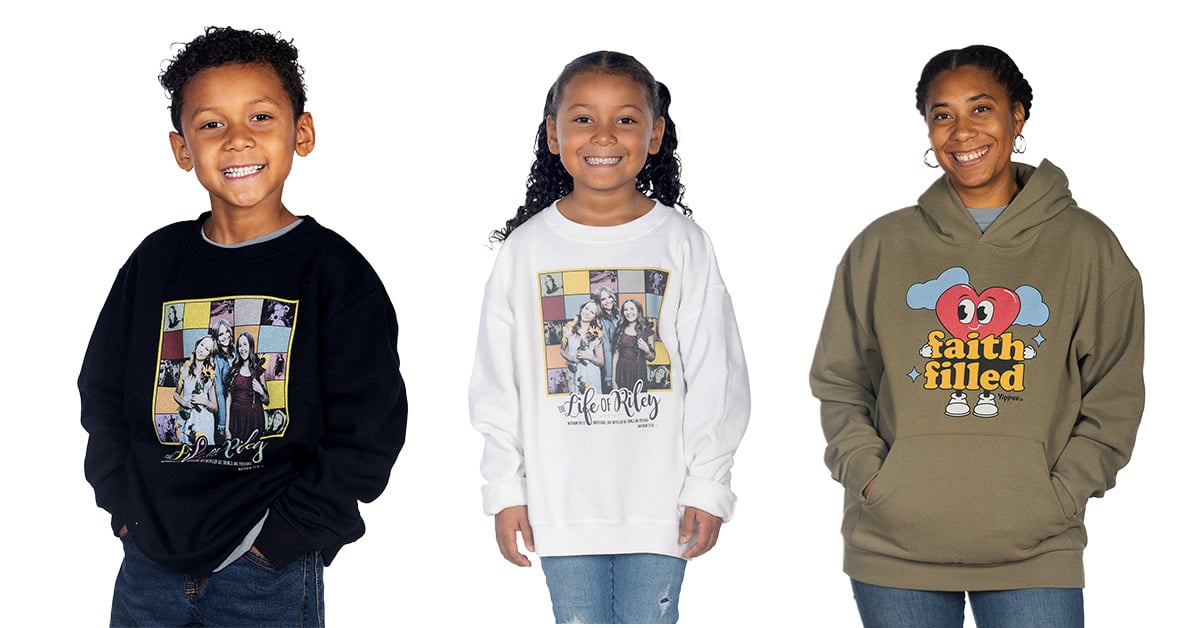 Yippee has Hoodies and Sweaters for kids and adults.